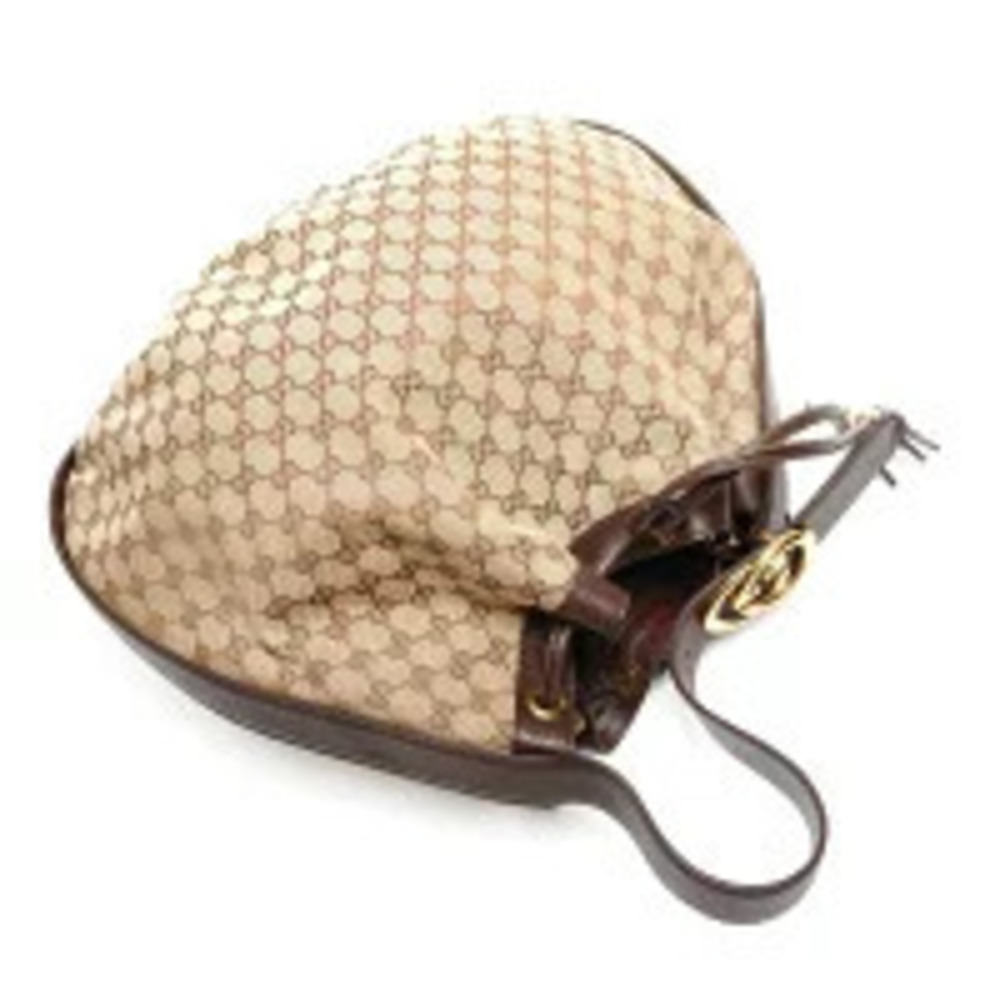 Gucci Bag Canvas Shoulder GG Interlocking GG Brown - Picture 9 of 13